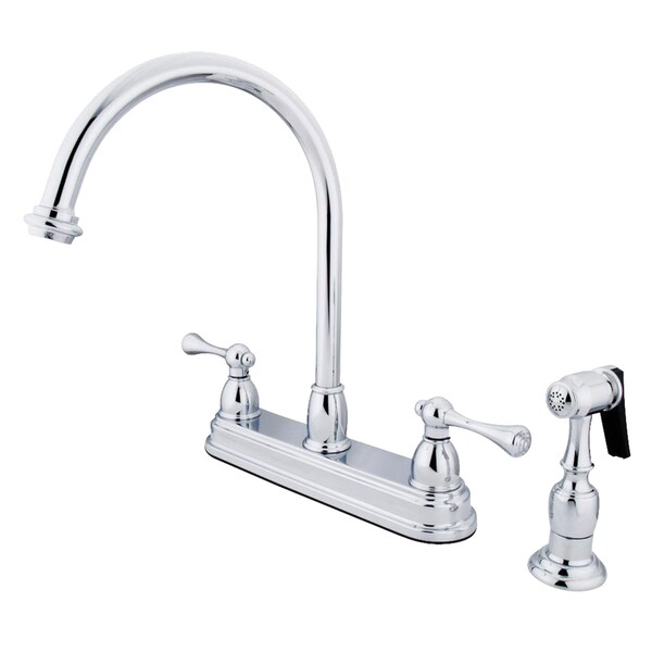 Kingston Brass Vintage Centerset Kitchen Faucet, Chrome KB3751BLBS - main